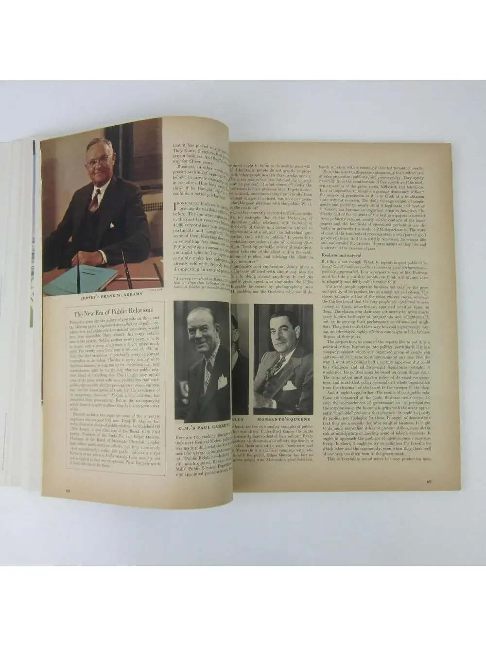 Vintage FORTUNE Magazine May 1949 Arthur Lidov Cover Chrysler Lincoln Ford Ads